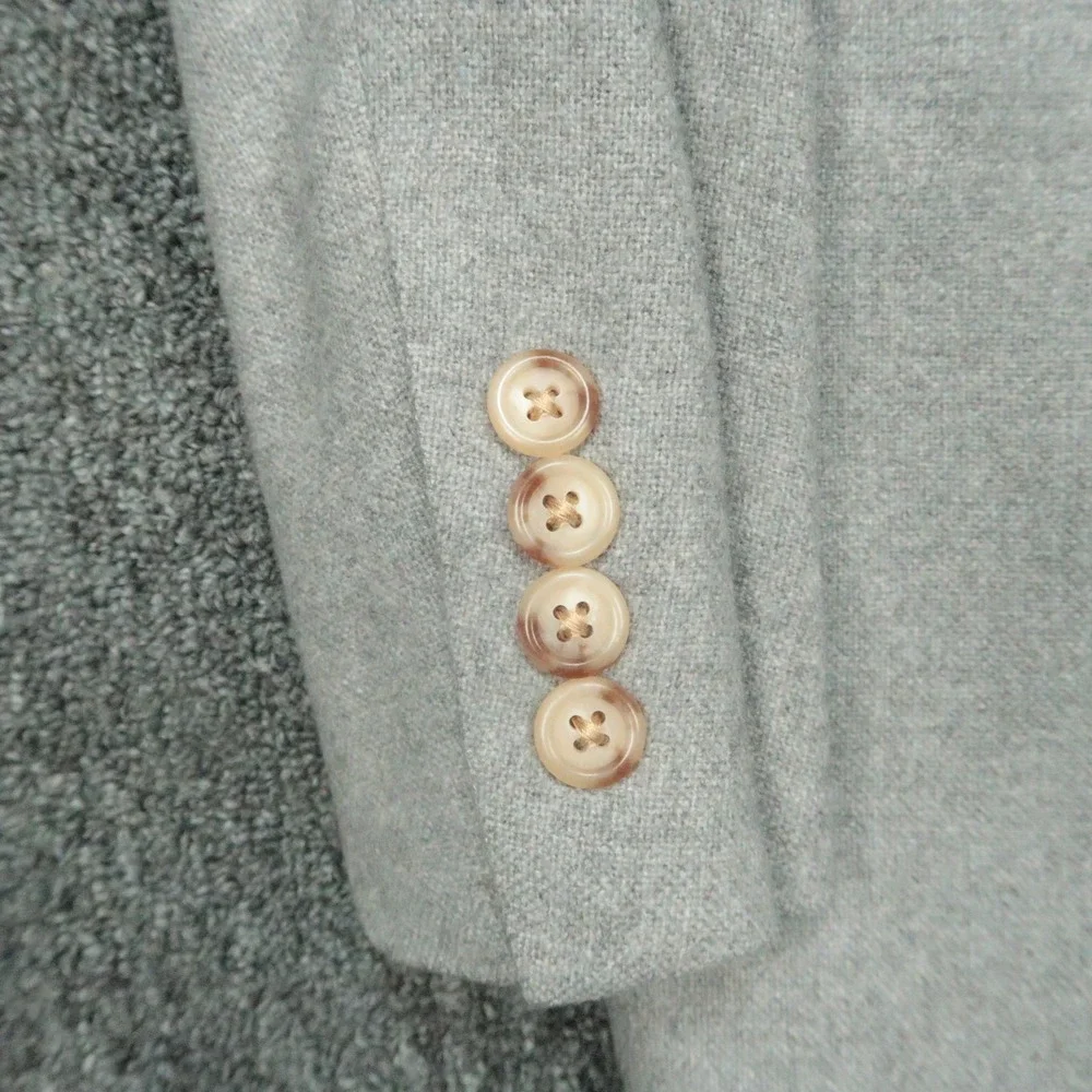 VINTAGE Polo Ralph Lauren Blazer Mens 41R Gray‎ Cashmere Sport Coat Jacket VTG